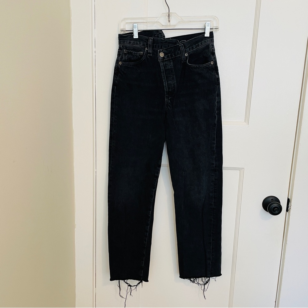 AGOLDE Black 90s Jeans, Sz 25